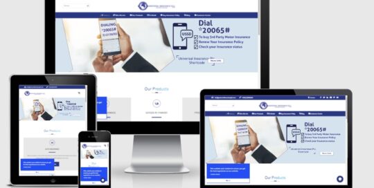 Universal Universal Insurance Plc responsive website preview on all devices