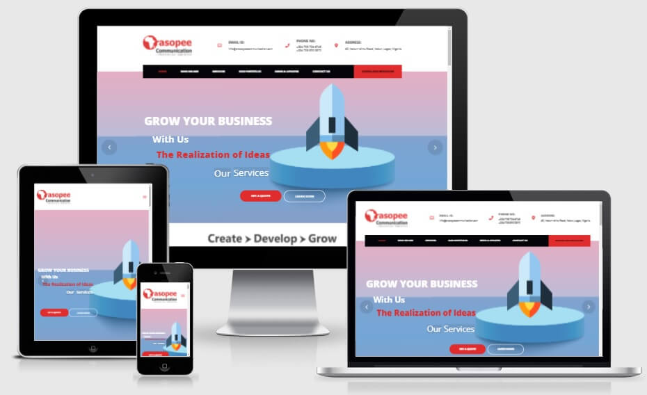 Orasopee Communication Web Design